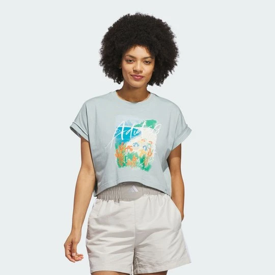 Zdjęcie produktu KOSZULKA SUMMER ROMANCE GRAPHIC Adidas Wonder Sage