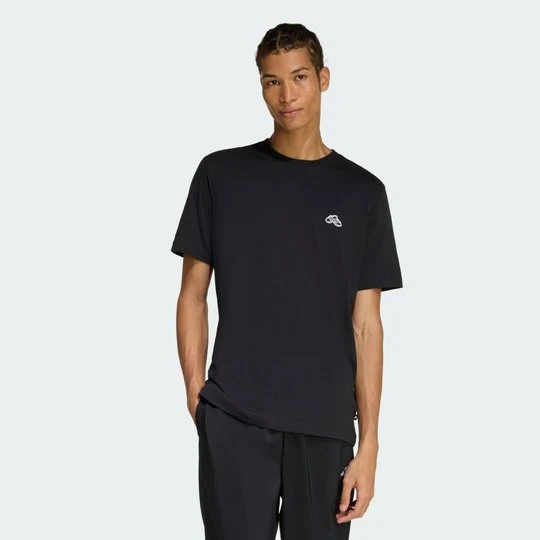 Zdjęcie produktu KOSZULKA SUMMER SLIDE TRIM Z GRAFIKĄ Adidas czarny