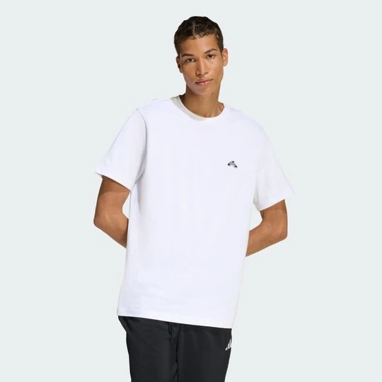 Zdjęcie produktu KOSZULKA SUMMER SLIDE TRIM Z GRAFIKĄ Adidas biały