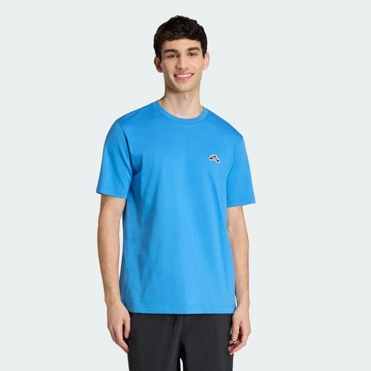 Zdjęcie produktu KOSZULKA SUMMER SLIDE TRIM Z GRAFIKĄ Adidas Ray Blue