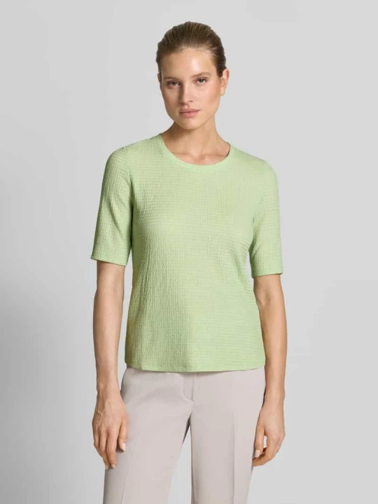 Zdjęcie produktu Koszulka T-shirt z fakturą, krój regular fit Betty Barclay Jabłkowozielony