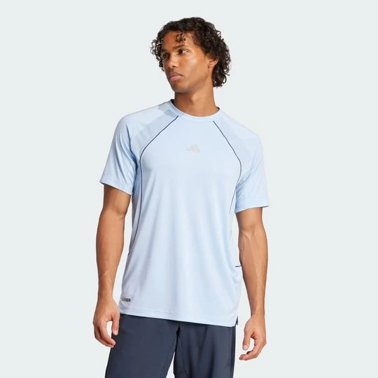 Zdjęcie produktu Koszulka Tech Apparel CLIMACOOL Adidas Glow Blue