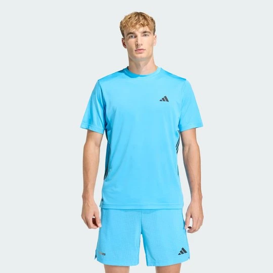 Zdjęcie produktu KOSZULKA TECH ESSENTIALS WORKOUT 3 STRIPES Adidas