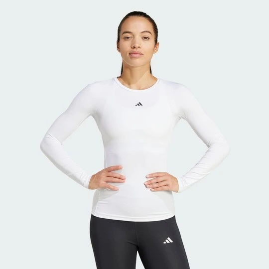 Zdjęcie produktu Koszulka TECHFIT Long Sleeve Training Adidas biały