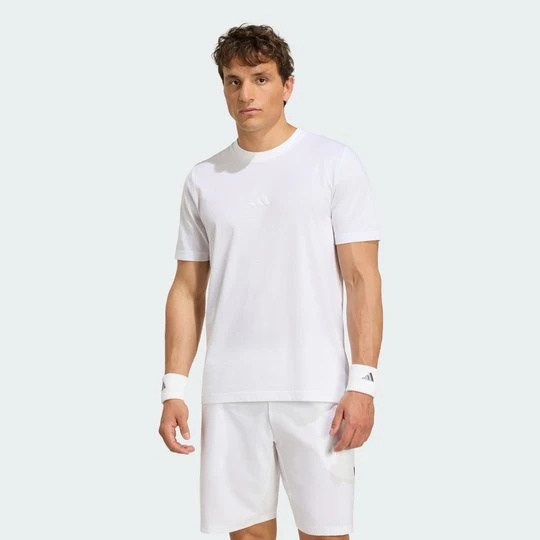 Zdjęcie produktu KOSZULKA TENISOWA Z GRAFIKĄ Adidas biały