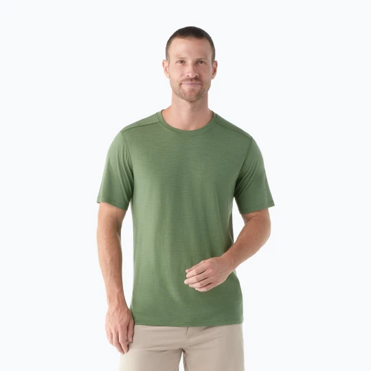 Zdjęcie produktu Koszulka termoaktywna męska Smartwool Merino Short Sleeve fern green