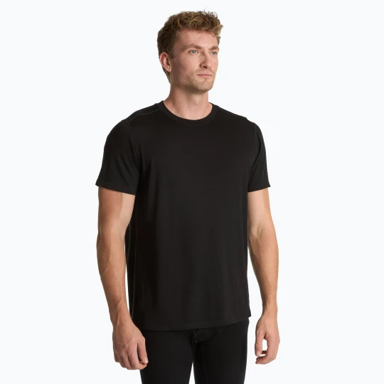 Zdjęcie produktu Koszulka termoaktywna męska WOOLCANO Merino 100% TEE0546 czarny