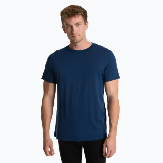 Zdjęcie produktu Koszulka termoaktywna męska WOOLCANO Merino 100% TEE0546 granatowy