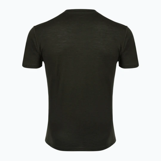 Zdjęcie produktu Koszulka termoaktywna męska WOOLCANO Merino 100% TEE0546 zielona