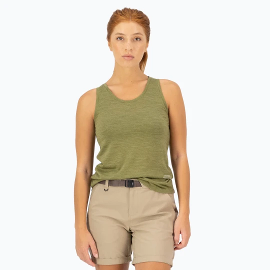 Zdjęcie produktu Koszulka termoaktywny damska Mons Royale Zephyr Tencel Tank fern Zielony