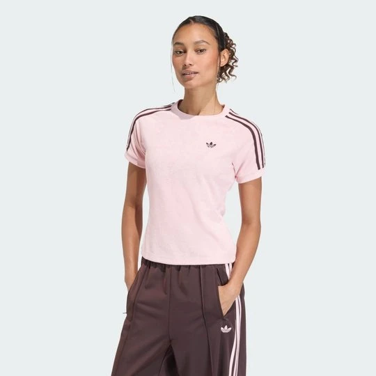 Zdjęcie produktu KOSZULKA TERRY TOWEL CALI Adidas Sandy Pink