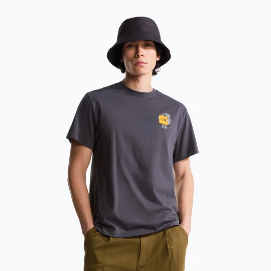 Zdjęcie produktu Koszulka The North Face Gear Up Get Out RLX SS Tee Graphic anthracite grey