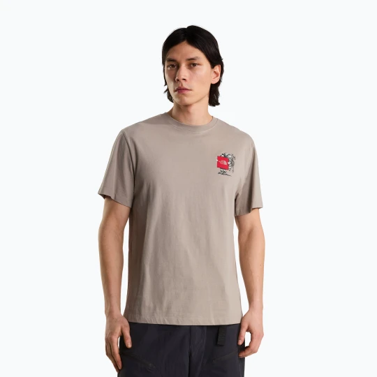 Zdjęcie produktu Koszulka The North Face Gear Up Get Out RLX SS Tee Graphic stone slab Beżowy