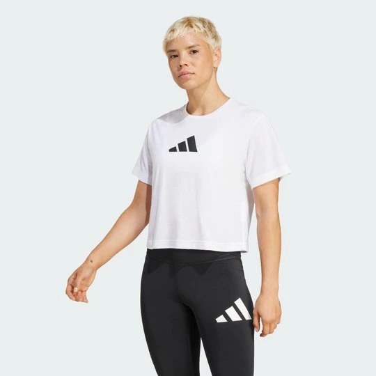 Zdjęcie produktu Koszulka Train Essentials Big Logo Performance Training Adidas biały