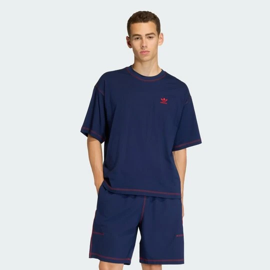 Zdjęcie produktu Koszulka Trefoil Essentials Adidas Night Indigo