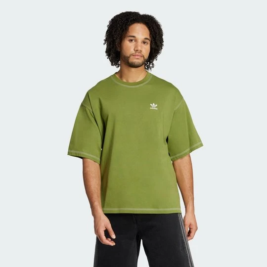 Zdjęcie produktu Koszulka Trefoil Essentials Adidas Tech Olive
