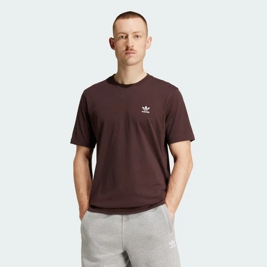 Zdjęcie produktu Koszulka Trefoil Essentials Adidas Shadow Brown