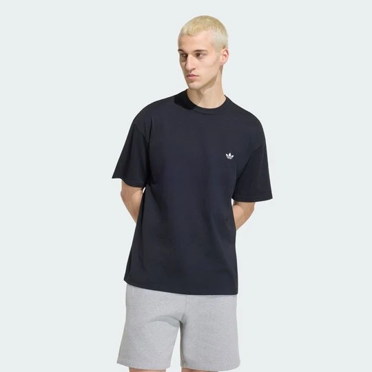Zdjęcie produktu Koszulka Trefoil Essentials Loose Dropped Shoulder Adidas czarny