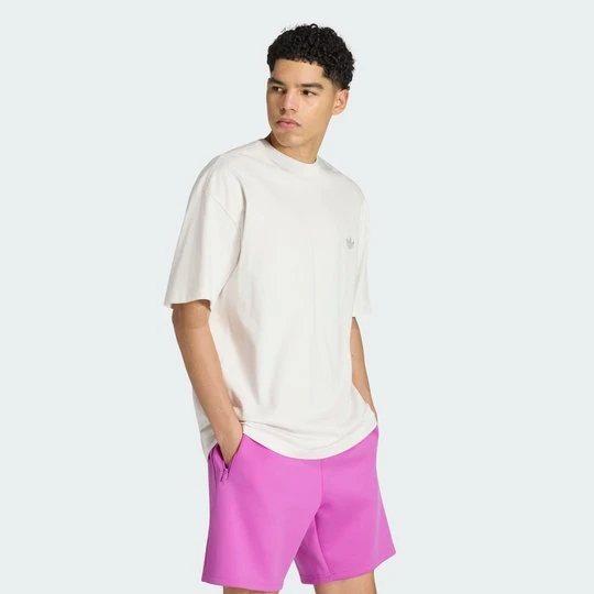 Zdjęcie produktu Koszulka Trefoil Essentials Spacer Loose Adidas Cloud White