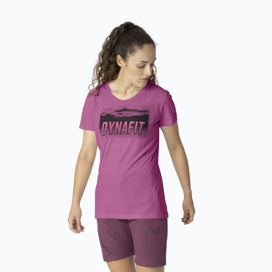 Zdjęcie produktu Koszulka trekkingowa damska DYNAFIT Transalper Pocket magenta / 6070 Różowy