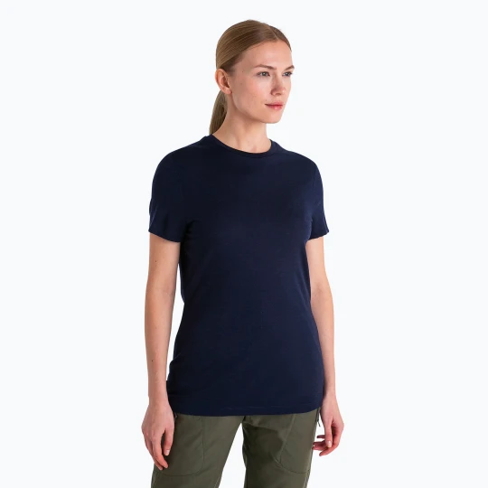 Zdjęcie produktu Koszulka trekkingowa damska icebreaker Merino 150 Tech Lite III midnight navy Granatowy