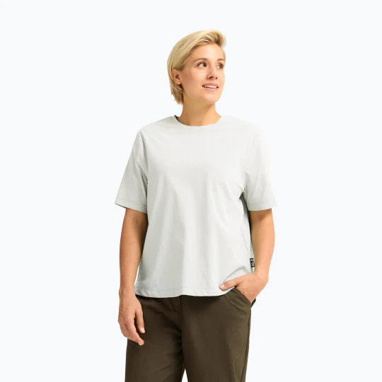 Zdjęcie produktu Koszulka trekkingowa damska Jack Wolfskin Travel T stark white