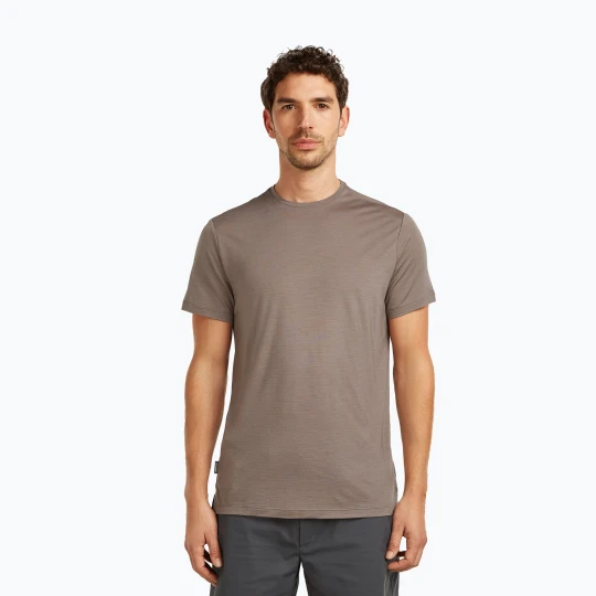 Zdjęcie produktu Koszulka trekkingowa męska icebreaker Merino 125 Cool-Lite Sphere III Tee porcini Brązowy