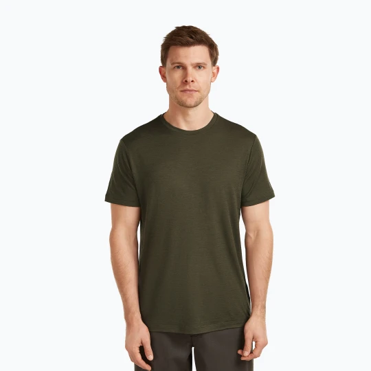 Zdjęcie produktu Koszulka trekkingowa męska icebreaker Merino 150 Tech Lite III dark loden Zielony
