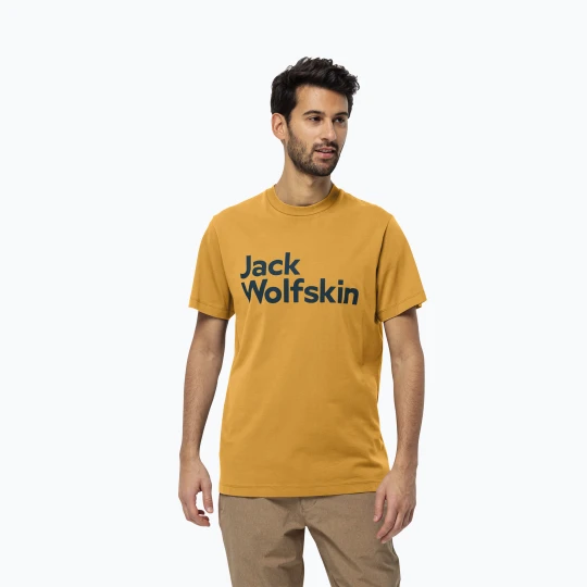 Zdjęcie produktu Koszulka trekkingowa męska Jack Wolfskin Brand Żółty