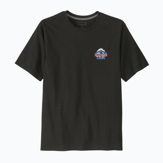 Zdjęcie produktu Koszulka trekkingowa męska Patagonia Great Waves Responsibili Tee black