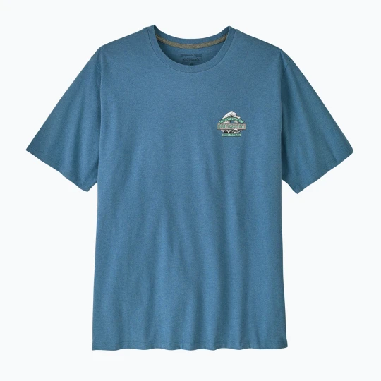 Zdjęcie produktu Koszulka trekkingowa męska Patagonia Great Waves Responsibili Tee shore blue