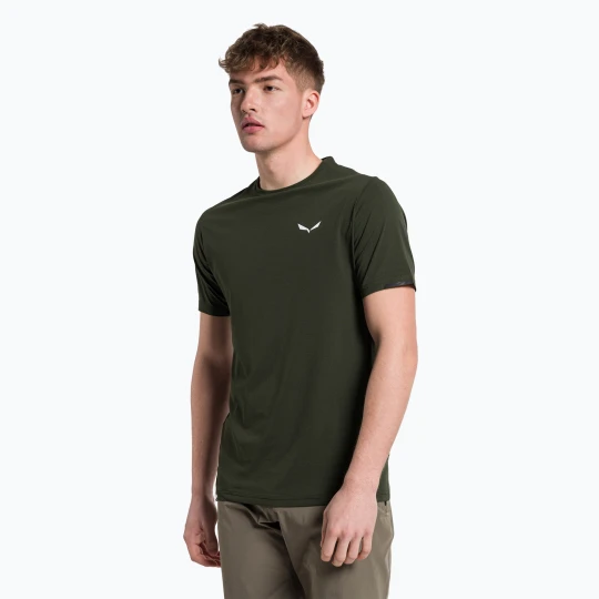 Zdjęcie produktu Koszulka trekkingowa męska Salewa Pedroc Dry Hyb dark olive Zielony