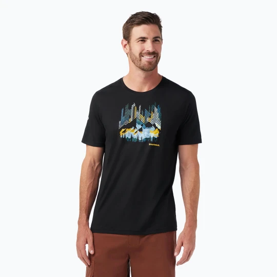 Zdjęcie produktu Koszulka trekkingowa Smartwool Vital Peaks Active Graphic Tee black