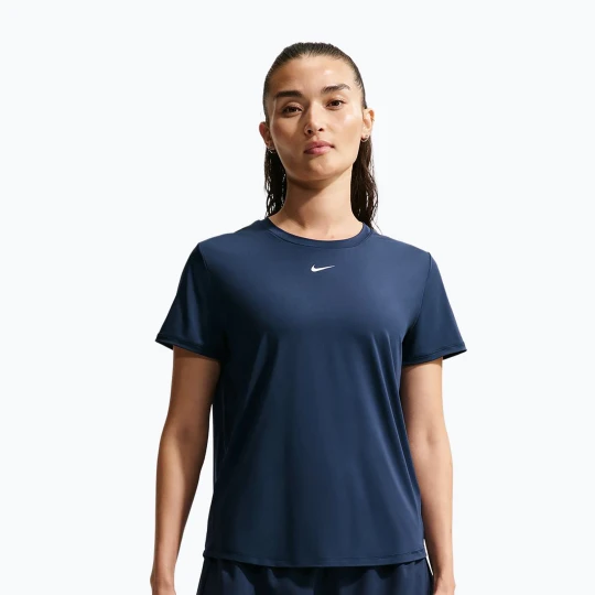 Zdjęcie produktu Koszulka treningowa damska Nike One Classic midnight navy / white Granatowy