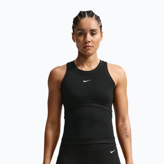 Zdjęcie produktu Koszulka treningowa damska Nike One Dri-Fit black / black / white