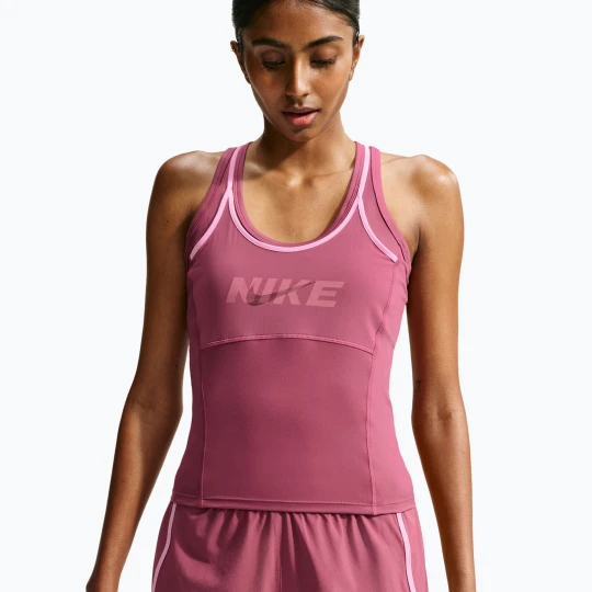 Zdjęcie produktu Koszulka treningowa damska Nike One pink smoke / pink rise / mystic dates / white