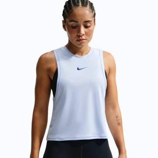 Zdjęcie produktu Koszulka treningowa damska Nike Pro hydrogen blue / old royal