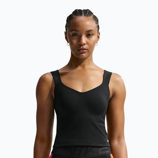 Zdjęcie produktu Koszulka treningowa damska Nike Pro Sculpt Medium Support Padded Tank black / white