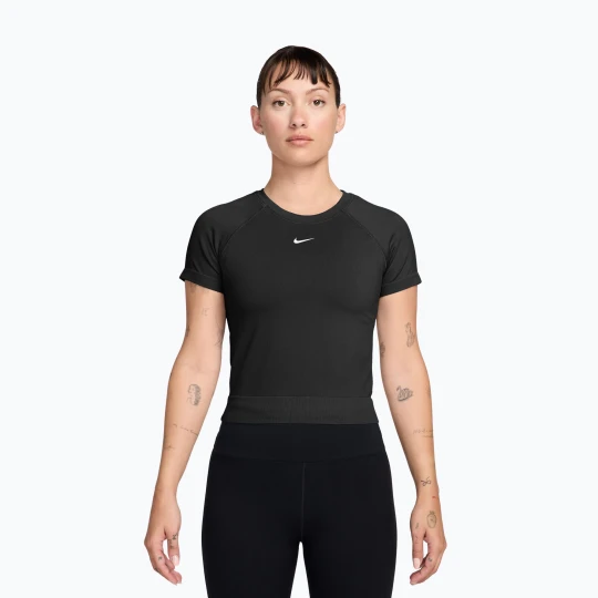 Zdjęcie produktu Koszulka treningowa damska Nike Pro Seamless Dri-Fit black / white