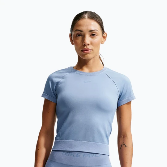 Zdjęcie produktu Koszulka treningowa damska Nike Pro Seamless work blue