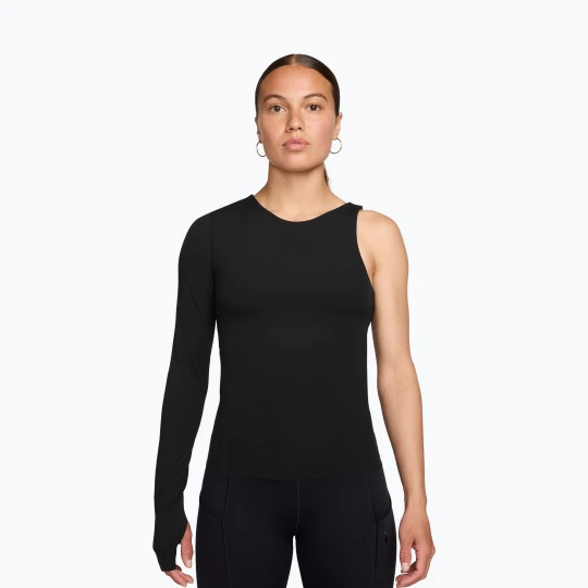 Zdjęcie produktu Koszulka treningowa damska Nike Zenvy Dri-Fit One Sleeve Top black/white/cool grey