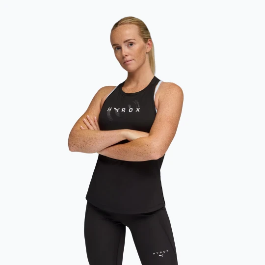 Zdjęcie produktu Koszulka treningowa damska PUMA x HYROX Cloudspun Racerback Tank puma black