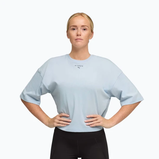Zdjęcie produktu Koszulka treningowa damska PUMA Hyrox Cropped Lifestyle Tee gray Szary