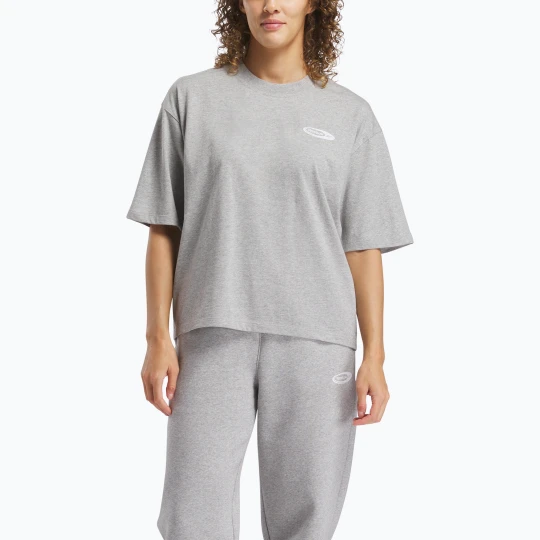 Zdjęcie produktu Koszulka treningowa damska Reebok Ide Brand Proud Tee medium grey heater