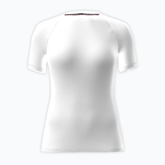 Zdjęcie produktu Koszulka treningowa damska Under Armour HG Authentics Comp SS white / halo gray