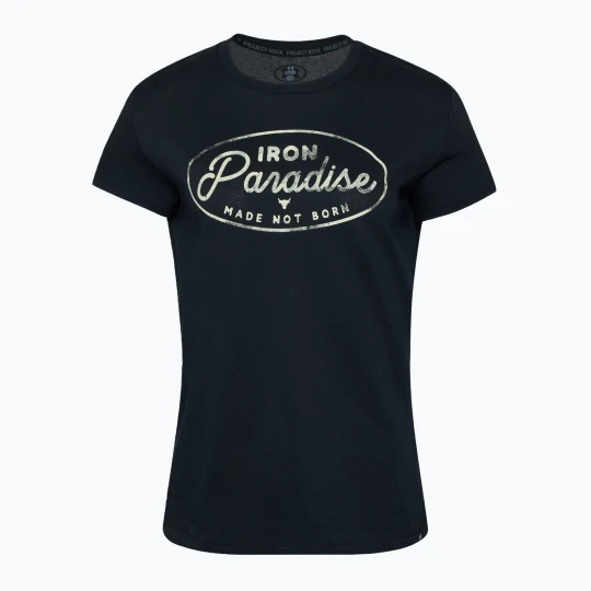 Zdjęcie produktu Koszulka treningowa damska Under Armour Project Rock HW black / silt