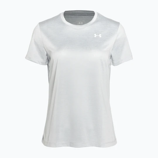 Zdjęcie produktu Koszulka treningowa damska Under Armour Tech Twist halo gray / white Szary