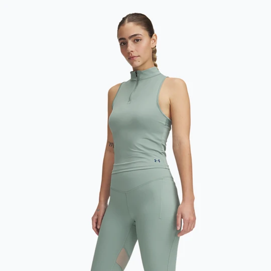 Zdjęcie produktu Koszulka treningowa damska Under Armour Vanish Elite Vent Tank silica green / iridescent