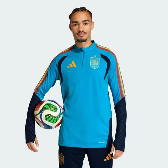 Zdjęcie produktu Koszulka treningowa Hiszpania 26 Tiro Adidas Bold Aqua