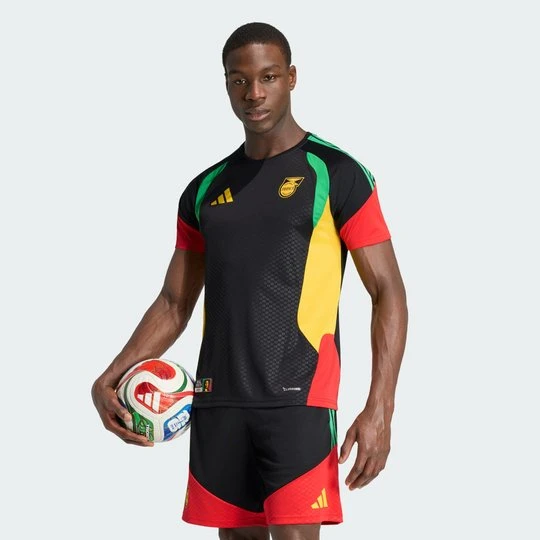 Zdjęcie produktu Koszulka treningowa Jamajka 26 x Bob Marley Tiro Adidas czarny